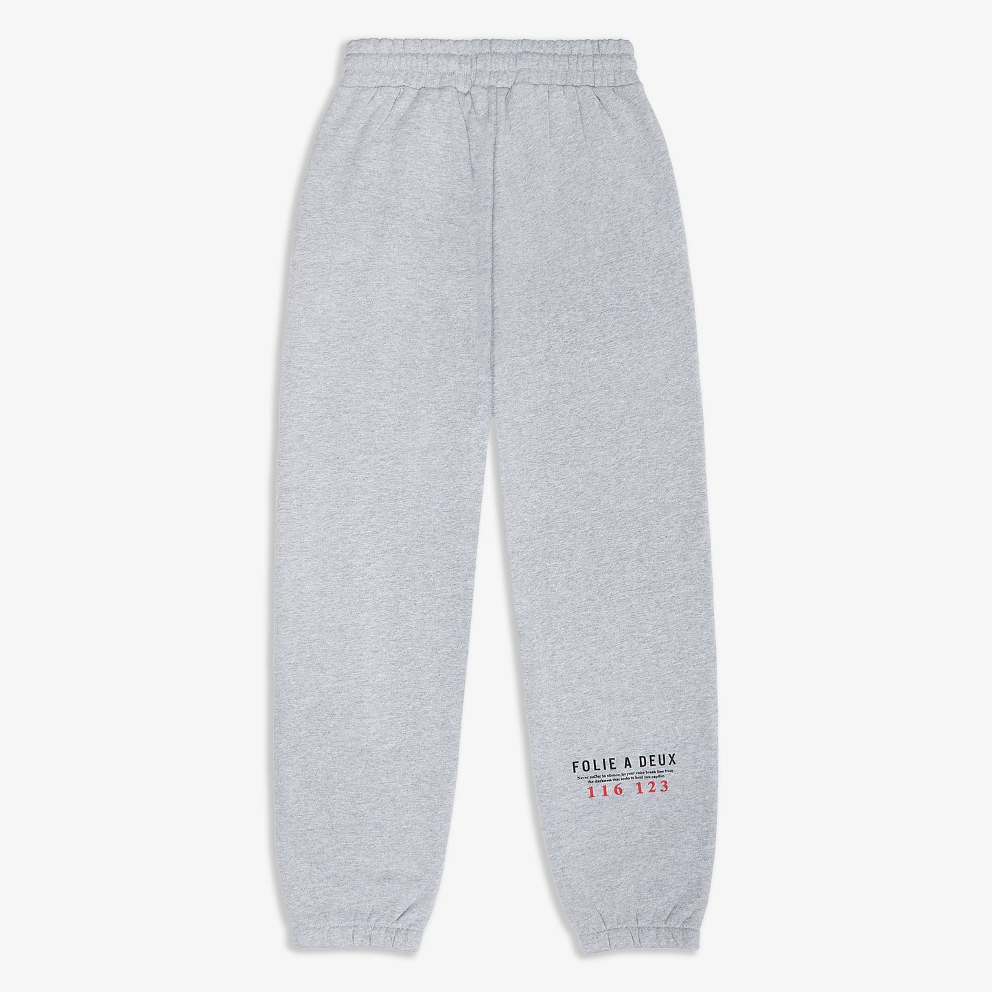Folie A Deux Suicide Helpline Grey Sweatpants
