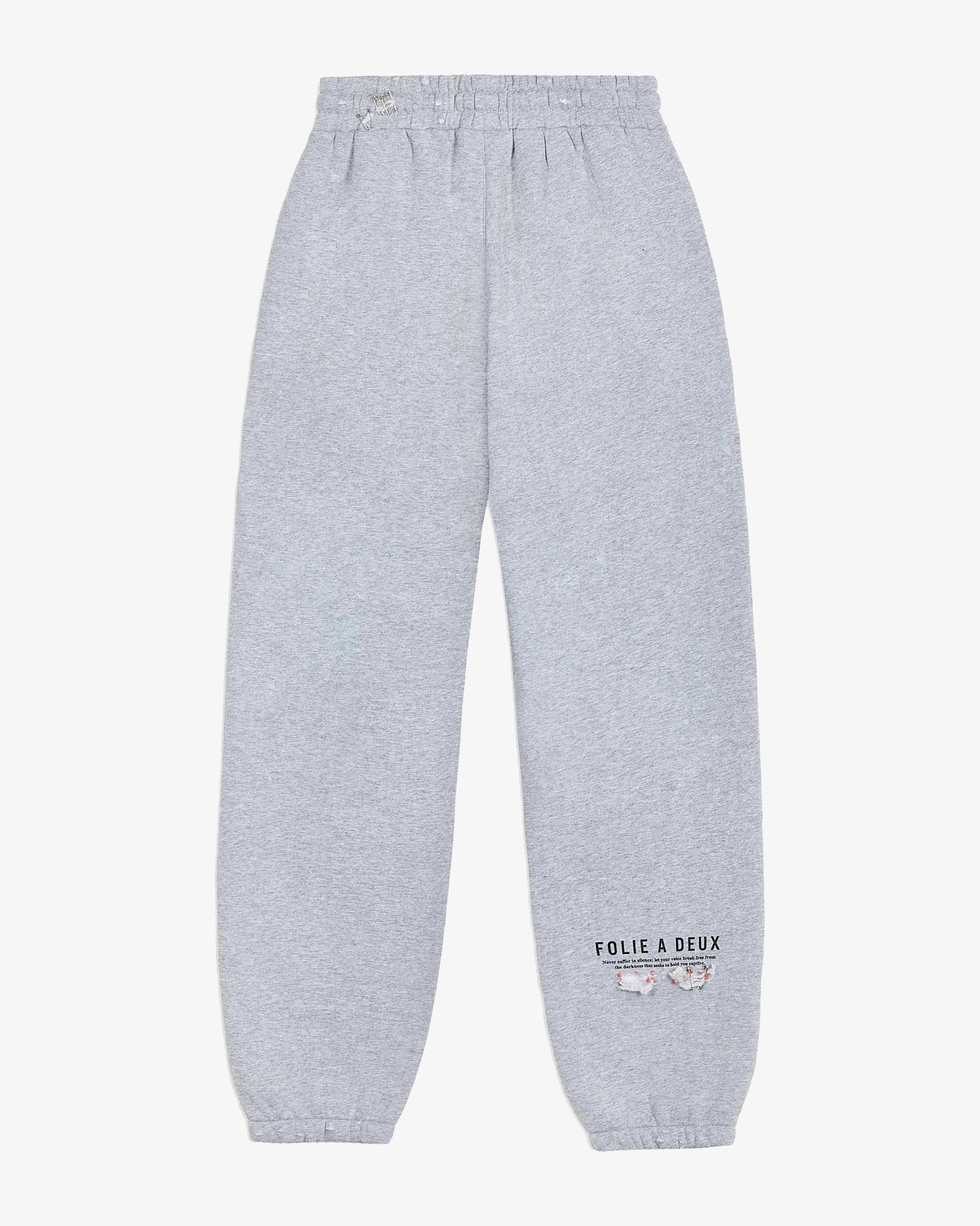 Folie A Deux “Re-Worked” Sweatpants in Vintage Grey
