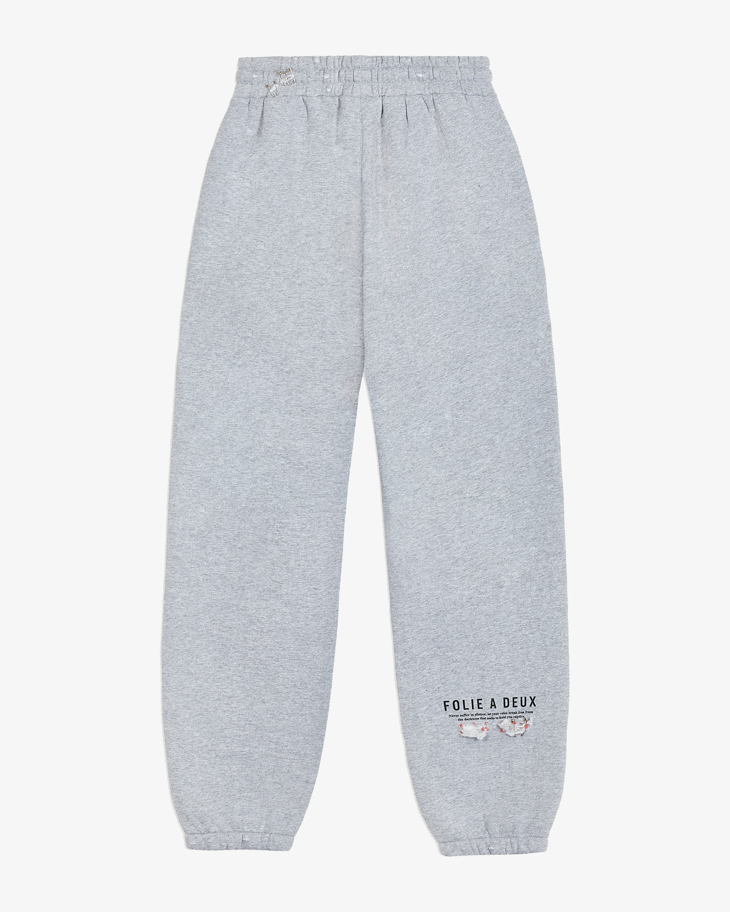 Folie A Deux “Re-Worked” Sweatpants in Vintage Grey