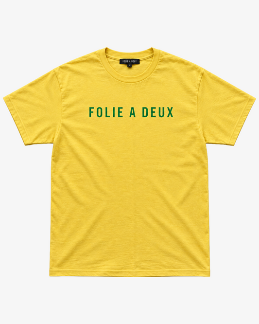 Folie A Deux 'Brazilian' Tee in Yellow